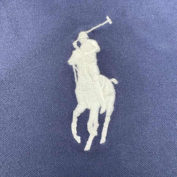 Ralph‎ Lauren Polo Shirt Mens 2XL Custom Fit Big Pony Rugby Embroidered 3 Sleeve - Picture 2 of 11